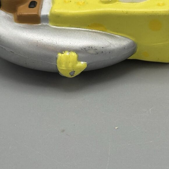 2008 SpongeBob Squarepants Christmas Ornament Viacom Sitting on Fish Hook - Picture 5 of 8